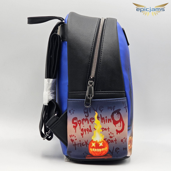 Loungefly Trick 'R Treat Halloween Glow-In-The-Dark Sam Mini Backpack Bag New - Picture 4 of 6